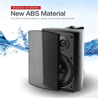 Haut-parleur mural ABS HIFI pleine gamme pour sonorisation publique, idéal pour salles de classe, magasins, bureaux et systèmes de sonorisation commerciaux
