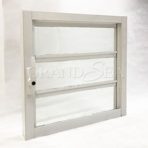 Barres de sécurité, garde-corps antivol, persiennes de ventilation en verre, fenêtres à angle réglable, fenêtre à persiennes avec moustiquaire - Product Image 3