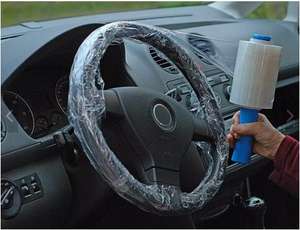 Fundas desechables para <span class=keywords><strong>volante</strong></span> de coche, película protectora de 150m - Product Image 5