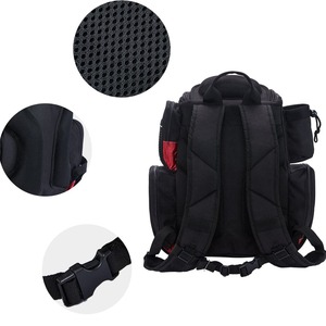 Sac à dos de pêche en mer grande capacité, camouflage Oxford, 3 couches, imperméable, porte-canne à pêche, sac à double bandoulière - Product Image 2