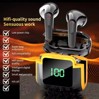 Écouteurs sans fil TWS Bluetooth à affichage numérique, longue autonomie, faible latence, étanches, pour le sport et le gaming, vente en gros