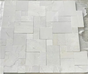 Carreaux à motifs français en marbre blanc du Vietnam - Product Image 3