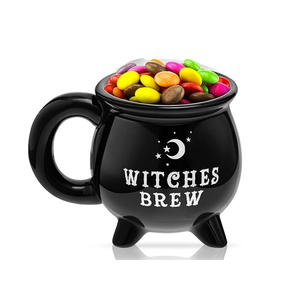 Nuevo diseño brujas cerveza cerámica Halloween <span class=keywords><strong>caldero</strong></span> tazas Halloween regalo ideas <span class=keywords><strong>caldero</strong></span> <span class=keywords><strong>taza</strong></span> para amigos niños - Product Image 2
