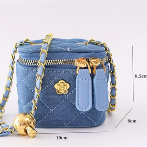 Stilvolle koreanische Mini-Umhängetasche in quadratischer Boxform, modische Lederhandtaschen für Damen und Mädchen, neues Design - Product Image 6