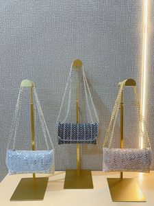 New Cross-border PU Rhinestone Magnetic Buckle Evening Party <b>Clutch</b> Bag Tanjing - Product Image 5