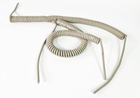Câble d'alimentation aérien en cuivre torsadé spiralé isolé PVC 4 conducteurs 24AWG avec fiche aviation pour outils et automatisation