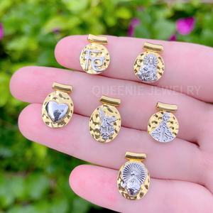 Perhiasan keagamaan perawan Mary jimat liontin Guadalupe Yesus Kristen kudus perhiasan liontin Aksesori grosir - Product Image 1