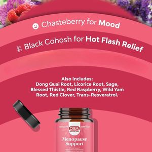 Sağlık kadın menopoz destek kapsül ruh hali iyileştirme kadın tiroid sağlık kapsülleri için siyah <span class=keywords><strong>Cohosh</strong></span> - Product Image 6