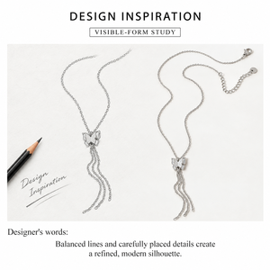 Collier à pampilles en acier inoxydable avec coquille blanche, couleur argent, chaîne de 40+6 cm, 5,6 g, bijou tendance - Product Image 2
