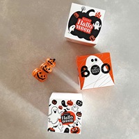 Boîte cadeau en carton avec motif de dessin animé pour Halloween, pour la fête des enfants, anniversaire