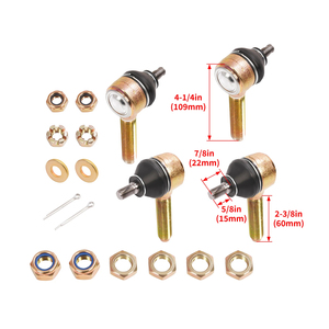 Para <span class=keywords><strong>Yamaha</strong></span> <span class=keywords><strong>Raptor</strong></span> 250 Grizzly 350, 2 pares de rótulas exteriores de dirección de acero - Product Image 4