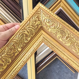 <span class=keywords><strong>Marco</strong></span> de <span class=keywords><strong>fotos</strong></span> de resina ecológico montado pintura al óleo gigante Villa Hotel línea de espuma PS en relieve moderno de tamaño súper <span class=keywords><strong>grande</strong></span> - Product Image 1