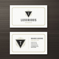 Cartes de visite RFID de luxe programmable en papier bio, impression de cartes de visite RFID