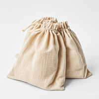 Sac en toile de jute avec impression de logo personnalisé sac d'emballage à cordon café cacao alimentaire cadeau de Noël pochette en lin de jute