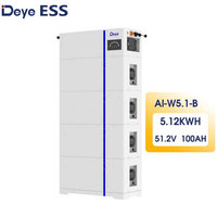 Batterie au lithium empilable tout-en-un Deye AI-W5.1-5P1-EU-B-ESS batteries de 5kW à onduleur de 10kWh