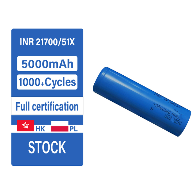 2025 New SAM21700 51X 5000mAh 3.6v 4c 50S High Power Tabless Cylindrical Solid State LiCoO2 Cathode 1000 Cycles Drone Battery