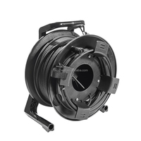 Enrouleur de câble Ethercon 100m robuste SFTP CAT6a blindé pour les connexions AV d'événements en direct
