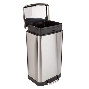 <span class=keywords><strong>Cubo</strong></span> de <span class=keywords><strong>Basura</strong></span> con Pedal BX de 6/12/20/<span class=keywords><strong>30</strong></span> <span class=keywords><strong>Litros</strong></span>, <span class=keywords><strong>Cubo</strong></span> de <span class=keywords><strong>Basura</strong></span> con Pedal de Acero Inoxidable Galvanizado - Product Image 3