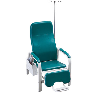 Fauteuil de perfusion individuel de luxe avec structure métallique renforcée, aiguille de perfusion pratique suspendue et fonction repose-pieds intégrée - Product Image 5