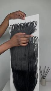 Wholesale Pre Stretched Private <strong>logo</strong> Simply <strong>Braids</strong> Pre-sectionned Pre Sectioned Pre Stretch Braiding Hair for Black People - Product Image 2