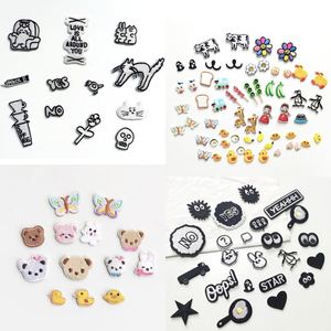 Patchs brodés miniatures en stock, motifs animaux, fruits, boissons, à thermocoller pour sacs, pochettes, cordons - Product Image 5