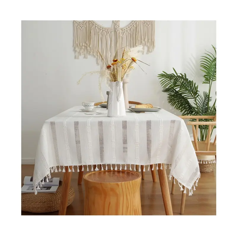 Factory Outlets napisan Polyester waterproof table cloths turkish linen tablecloths cotton table cover