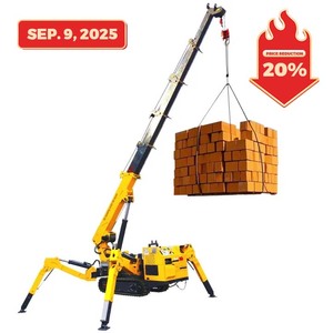 <span class=keywords><strong>3</strong></span> tấn 5 tấn nhện cần cẩu Kính thiên văn bùng nổ nhỏ Spyder cần cẩu <span class=keywords><strong>Mini</strong></span> mái bánh xích cần cẩu - Product Image 2