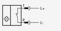 Sensor Proximitas Induktif NJ5-11-N-G-0,5M-V1 Jarak Operasi Terukur 5mm IP68 Output NAMUR 8.2V
