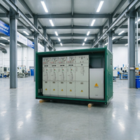 Prix usine – Unité principale de poste secondaire modulaire blindée métallique (LBS) étanche aux intempéries, 12 kV, remplie de SF6, 630 A, avec disjoncteur à vide (VCB) et module de désassemblage à froid (RMU)