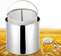 Panier filtrant en fil d'acier inoxydable tissé à maille simple, sur mesure, 300-400 microns, pour filtration d'eau et brassage à sec de bière artisanale