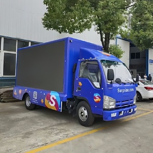 Isuzu Mobile Advertising Truck LED Screen Truck Diesel Manual Transmission New Condition - Product Image 3
