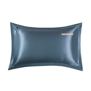 Federe in Pura Seta di Gelso Naturale 100% <span class=keywords><strong>con</strong></span> Logo Ricamato Personalizzato, 19mm 22mm, <span class=keywords><strong>con</strong></span> <span class=keywords><strong>Bordo</strong></span> - Product Image 2