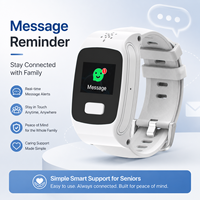 Reloj Inteligente con GPS para Personas Mayores, Red 4G Completa, Llamada de Emergencia SOS, Resistente al Agua IP67, Monitor de Frecuencia Cardíaca y Presión Arterial
