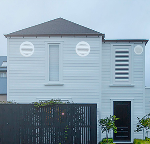 <span class=keywords><strong>Grille</strong></span> de registre anti-pluie circulaire en aluminium pour fenêtre. - Product Image 6