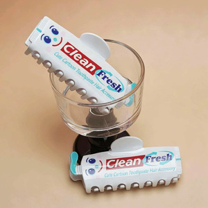Pince à cheveux fantaisie en forme de dentifrice, grande taille, motif dessin animé, mignonne et originale, pour femme - Product Image 1