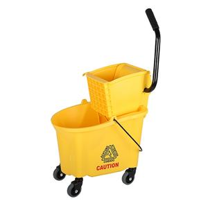 Serpillière à spray avec onduleurs et roues, grand seau, résistant, de qualité industrielle, en PP, 36L, 9.5 gallons, nouveau - Product Image 1