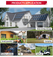 Panel surya rumah 10KW/30kW/50kW, Kit sistem Panel surya rumah kisi terbuka, solusi baterai 3KW/5kW/10KW dengan pengontrol MPPT kaleng BMS