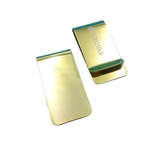 Custom Metal <b>Money</b> <b>Clip</b> Gold Plated Stainless Steel Business Gift For Men Geometric Design - Product Image 5