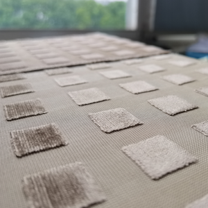 قماش مخملي بنمط هندسي لستائر الأرائك - Product Image 3