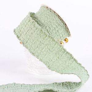 Ruban texturé froissé de haute qualité, délicat, 2,5 cm, pour la décoration des poignets de robe, 10 yards/rouleau - Product Image 3