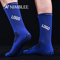 Chaussettes de football professionnelles à prise antidérapante avec fond de serviette avec logo personnalisé OEM