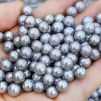 Perles d'eau douce naturelles rondes teintées multicolores Muses Jewels, 6-7mm, perles en vrac pour la fabrication de bijoux, grande réduction