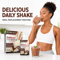 Shake de remplacement de repas au chocolat, produits de perte de poids, protéines, fibres, contrôle de la faim, poudre de café vert, fournisseur en gros