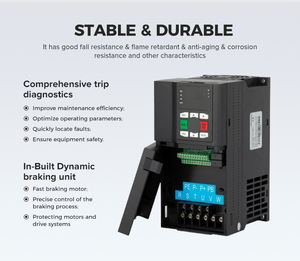 Convertisseur de fréquence VFD monophasé/triphasé haute performance 220V 380V 11-22kW pour ascenseur, variateur de fréquence AC XJELE XJ200L IP20 - Product Image 5