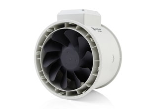 Inline <span class=keywords><strong>Duct</strong></span> với điều khiển tốc độ HF-200PE Quạt thông gió OEM 8 inch Nhựa DC động cơ Trắng AC quạt nhựa công ty Trung Quốc IP44 - Product Image 3