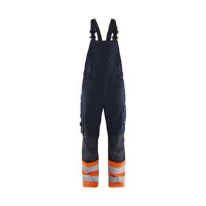 BLAKLADER - 288815138953D96 Pantalones con pechera inherentes multinorm Azul marino/Naranja-ROPA DE TRABAJO RESISTENTE A LLAMAS EAN 7330509809600 - Product Image 1