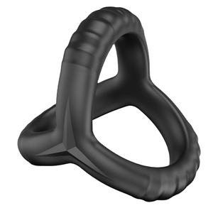 Penile Ring Non-vibration Seminal Locking Ring Fun Adult Products Men's Silicone Stem Collar Men's Products - Product Image 6