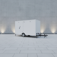 Toilettes mobiles portables pour camping, remorque WC, unité extérieure portable avec douche et toilettes