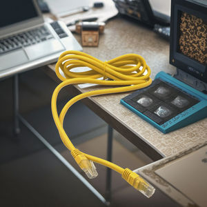 कंप्यूटर और घरेलू उपकरणों के लिए उच्च गति 1 जीबीपीएस कैट6 ईथरनेट लान केबल के साथ 8 सी आरजे 45 पुरुष कनेक्टर - Product Image 5