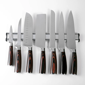 Haute qualité en alliage d'aluminium <span class=keywords><strong>magnétique</strong></span> porte-couteau <span class=keywords><strong>barre</strong></span> mur fixe suspendu bloc en métal <span class=keywords><strong>pour</strong></span> acier inoxydable damas couteau en acier - Product Image 1